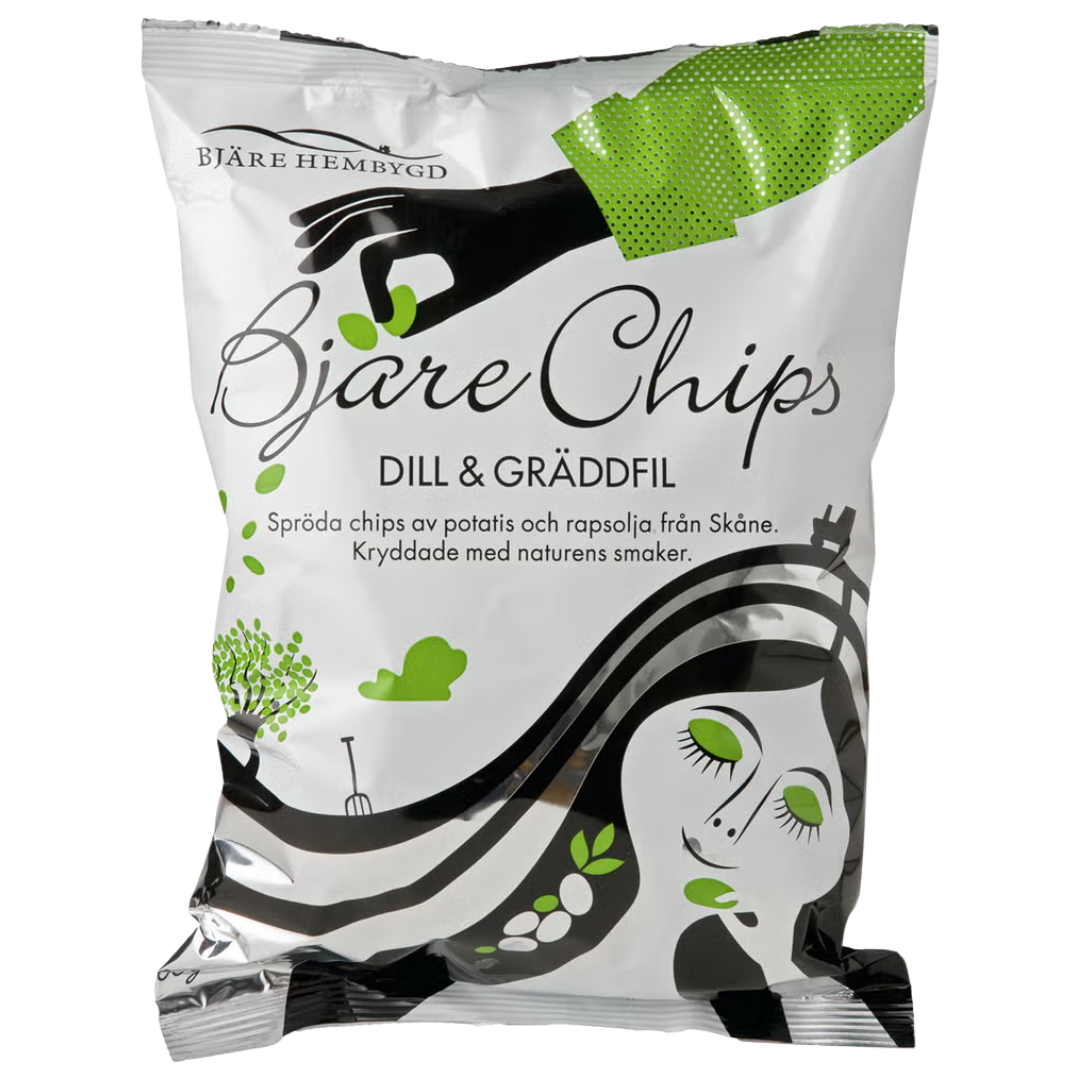 Bjärechips Dill & Gräddfil Chips
