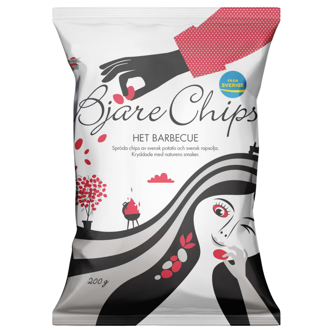Bjärechips Het Barbecue Chips