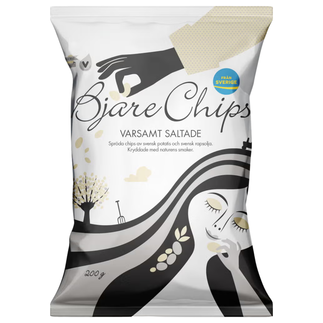 Bjärechips Varsamt Saltade Chips