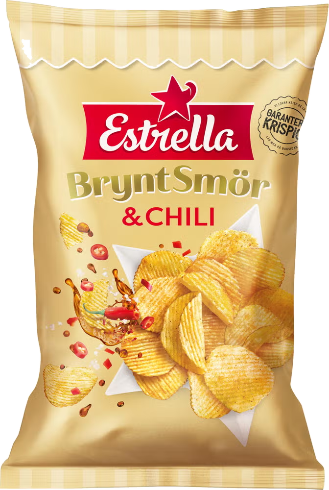 Estrella Brynt Smör & Chili Chips