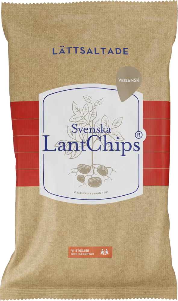 Svenska LantChips Lättsaltade Chips