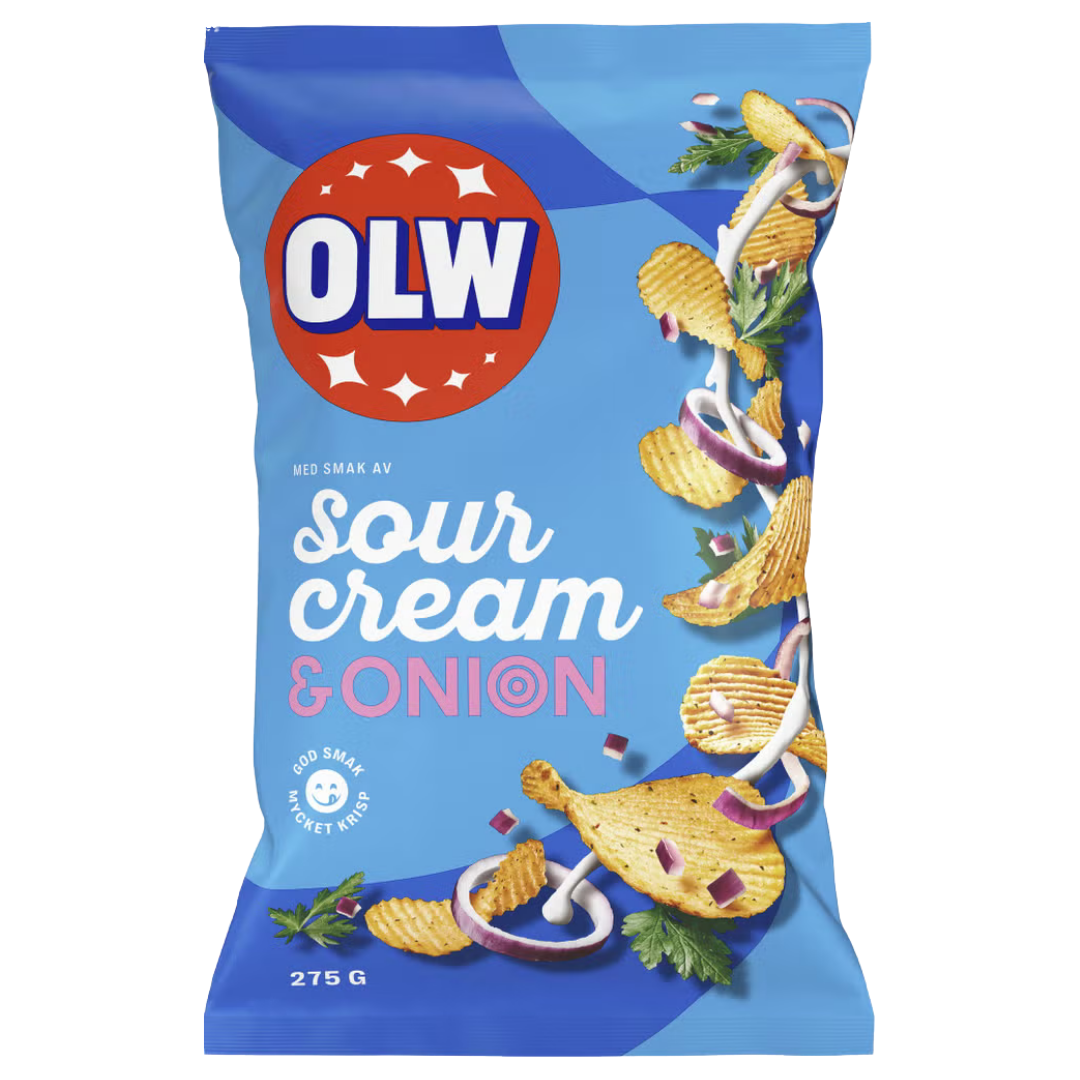 OLW Sourcream & Onion Chips